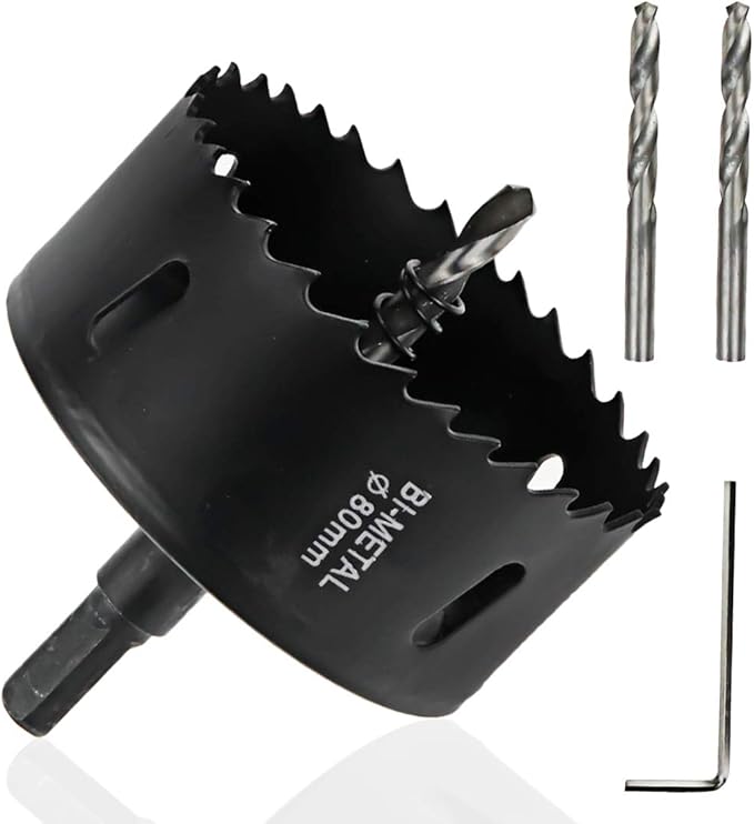 Hole Saw Drilling Cutter Tool for Wood Material 80mm3.15" Cutting Dia