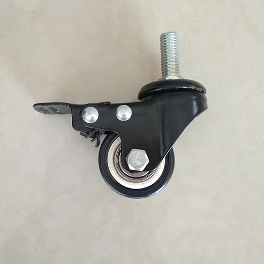 Casters Threaded stem Swivel casters with Brake Lock for Furniture and workbenches