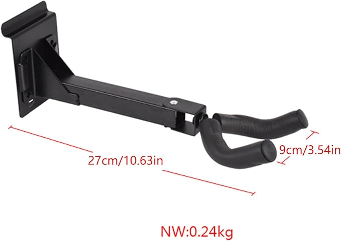 Ukuleles & Guitar Wall Hanger Bracket, Holder Stand, Wall Mount Hanger