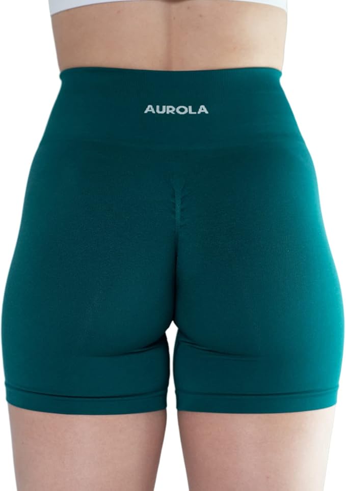 AUROLA Intensify Workout Shorts for Women Seamless Scrunch Short Gym Yoga Running Sport Active Exercise Fitness Shorts