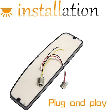 For 1967-1972 Ford Styleside F100/250/350 TRUCK,1967-1974 Ford Econoline E100/200/300,1967-1977 Ford Bronco Rear Tail light Smoked Lens