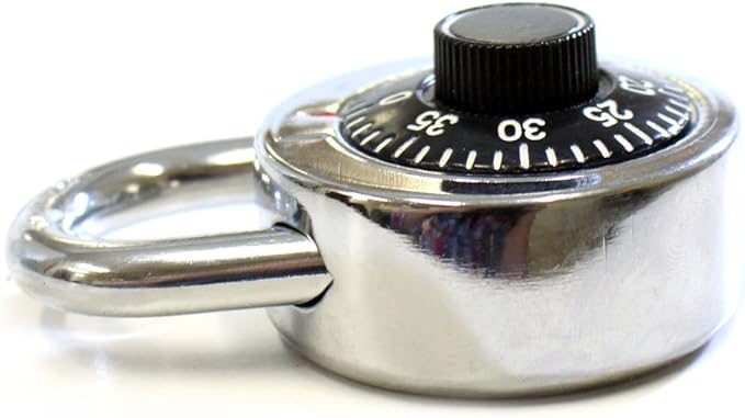 ToolUSA 2 Inch Combination Padlock For Locker Or Lock Box: LOCK-07375