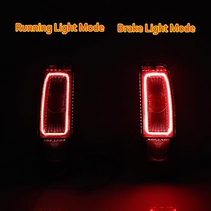 For 1967-1972 Ford Styleside F100/250/350 TRUCK,1967-1974 Ford Econoline E100/200/300,1967-1977 Ford Bronco Rear Tail light Smoked Lens
