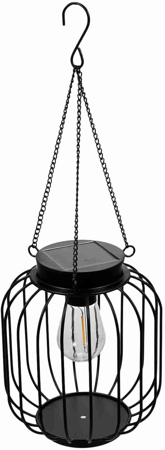 Solar Lanterns Outdoor Waterproof, Outdoor Waterproof Hanging Solar Lights for Outside Hanging Outdoor Solar Lanterns Lights Outdoor Solar Lantern Yard Garden Decor (1 Pack)