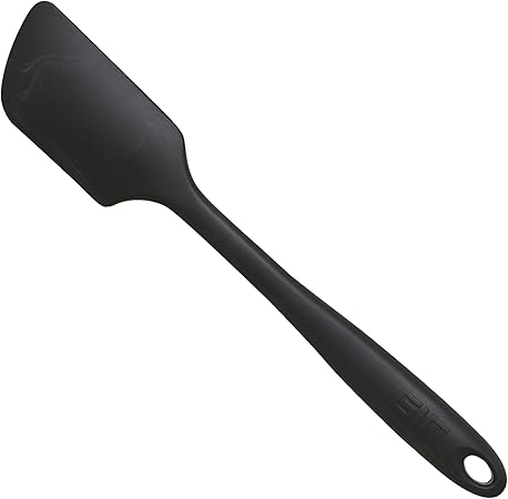 Get It Right Premium Silicone Spatula Heat Resistant up to 550F Seamless, Nonstick Kitchen Spatulas for Cooking, Baking, and Mixing Ultimate - 11 IN, Black