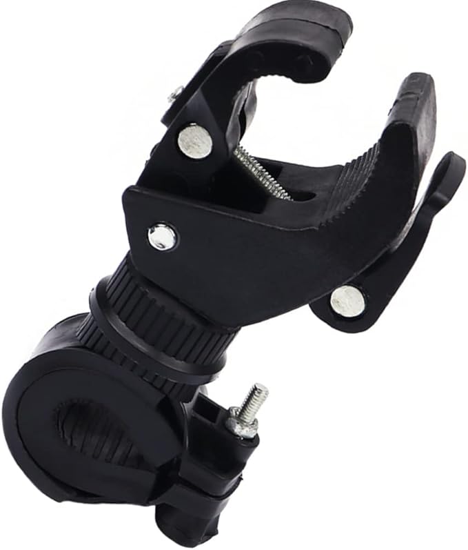 Gatuida Sturdy Bike Light Stand Plastic Flashlight Holder Bike Stand Clip for Cycling Accessories