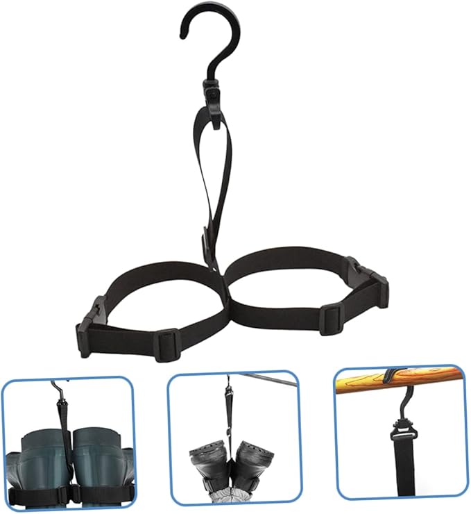 CLISPEED Fishing Boot Lanyard Shoes Hanger Neoprene Waders Portable Garment Rack Portable Clothes Drying Rack Multi Purpose Hanger Outdoor Accessories Fishing Drying Rack Boot Drying Strap