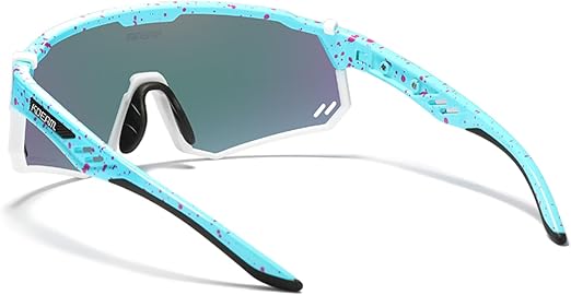 Sports Polarized Sunglasses Men Women,UV400 Cycling Glasses Windproof Goggles for Driving Running Golf Eyewear