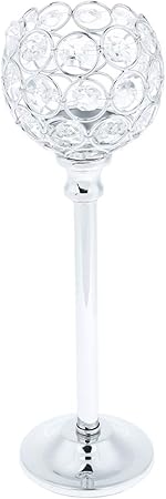 2PcsSet Crystal Mosaic Candle Holder Candelabra Countertop Tabletop Candlestick Holders