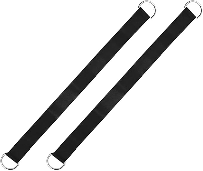 Leg Strengthening Belts Heavy Duty T-bar Straps 2pcs T Bar Row Wear Resistant Dumbbell for Multifunction Fitness Ropes Barbell