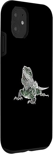 iPhone 11 Iguana Motif Lizard Terrarium colorful Reptile Lizards Case