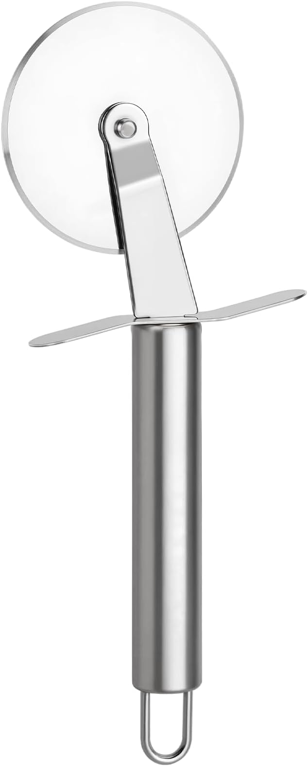 Pizza Cutter, Stainless Steel Pizza Cutter Wheel with Finger Guard Protects, Sharp Smooth Pizza Slicer Dishwasher Safe - Easy to Clean and Stored