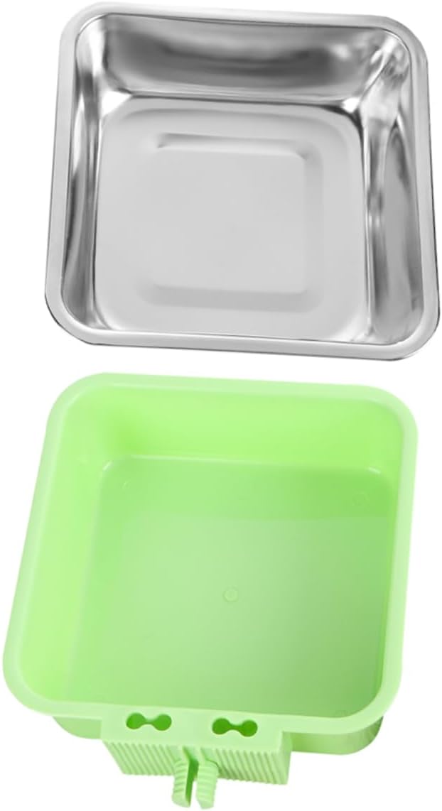 HEMOTON Hanging Dog Bowl Space Saving Pet Water Feeder for Dogs Cats and Rabbits Easy to Install and Resistant Crate Water Bowl Stylish Design