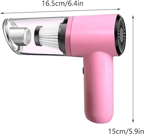Handheld Car Vacuum Cleaner 120w Powerful Suction Small Car Vacuum Cleaner Hand Vacuum Mini Dust Busters Vacuum Cleaner, Portable Vacuum Cleaners for Car