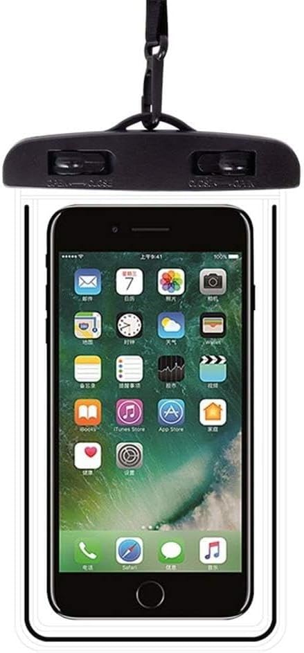 Waterproof Case Underwater Bag Compatible with TCL 30 XL/40 XL/50 XL//50 Pro/50 XL NXTPAPER, Floating Cover Touch Screen IPX8 Pouch Clear
