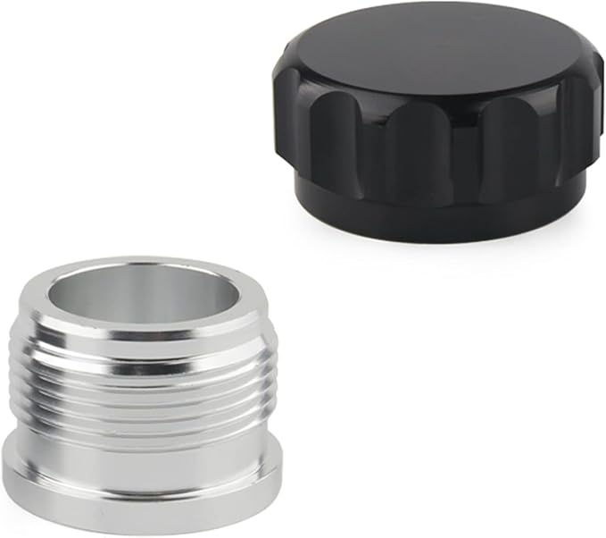 MR HELLO 2.5" Fuel Cap Weld on Filler Neck and Oil Tank Billet Aluminium Alloy