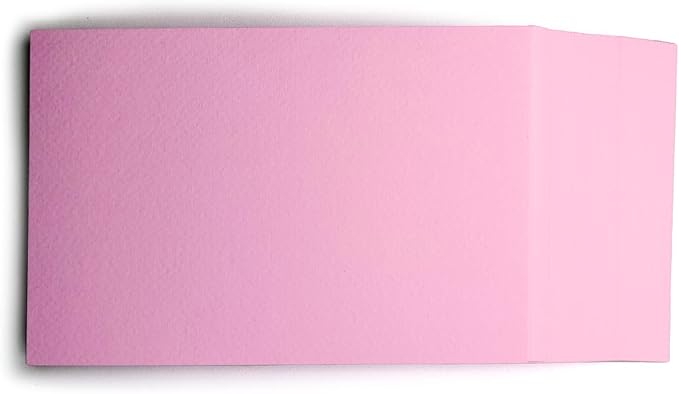 PPAPPAPPIYO Set of 50 4x6 Color Blank index cards 180gsm (pink)