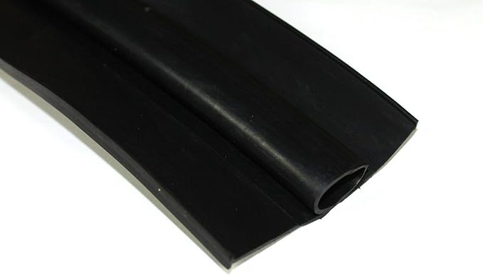 4" Super Seal Garage Door Bottom Weather Seal - Garage Door: 16' Wide Door.
