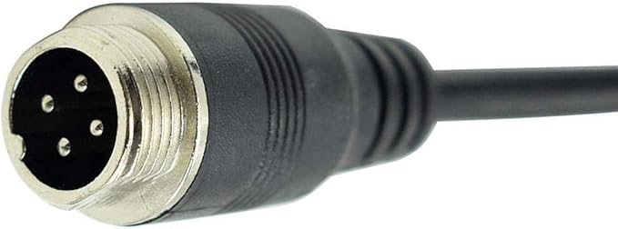 PEN 4-pin aviation video extension cable, 10ft3M, for CCTV rear view camera, truck, trailer, motorhome, bus, motorhome, vehicle, backup monitor, waterproof, shockproof system