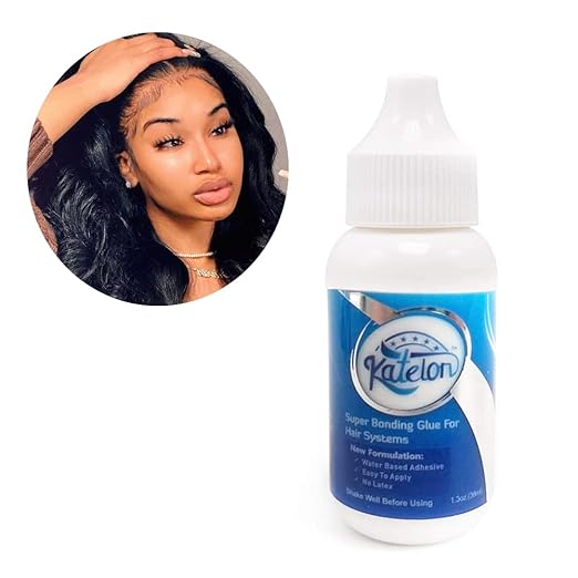 Wig Glue Lace Glue Invisible Bonding Glue Lace Wig Glue Adhesive for Poly and Lace Hairpiece, Wig, Toupee Systems, Wig Glue Hair Replacement Adhesive