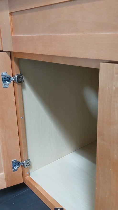 Soft Close 1-14" Overlay Cabinet Hinge Cabinet Kitchen Hardware Kitchen Cabinet Door Hinges with Screws 105 Degree 6 Ways 3 Cam Adjustment