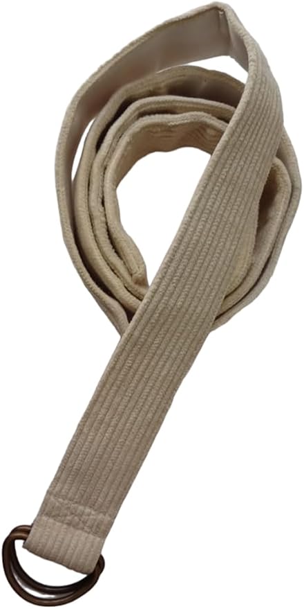 KVR Cotton Corduroy Double D ring Belts Classic Comfort Soft Stylish Casual Formal Jeans for Teens Girls Women