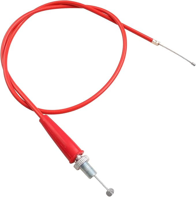 36'' Throttle Cable for SSR70 SSR110 SSR125 50cc 70cc 110cc 125cc Tao Tao DB14 DB24 DB27 Baja Dirt Runner DR70 DR90 DR125 Apollo RFZ XR50 XR70 Coolster Roketa Chinese Pit Dirt Bike Motor Red