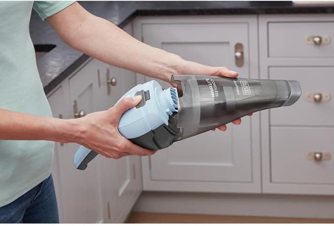 BLACKDECKER dustbuster Cordless Handheld Vacuum Cleaner, Home and Car Vacuum with Crevice Attachment (HNVC215B12)