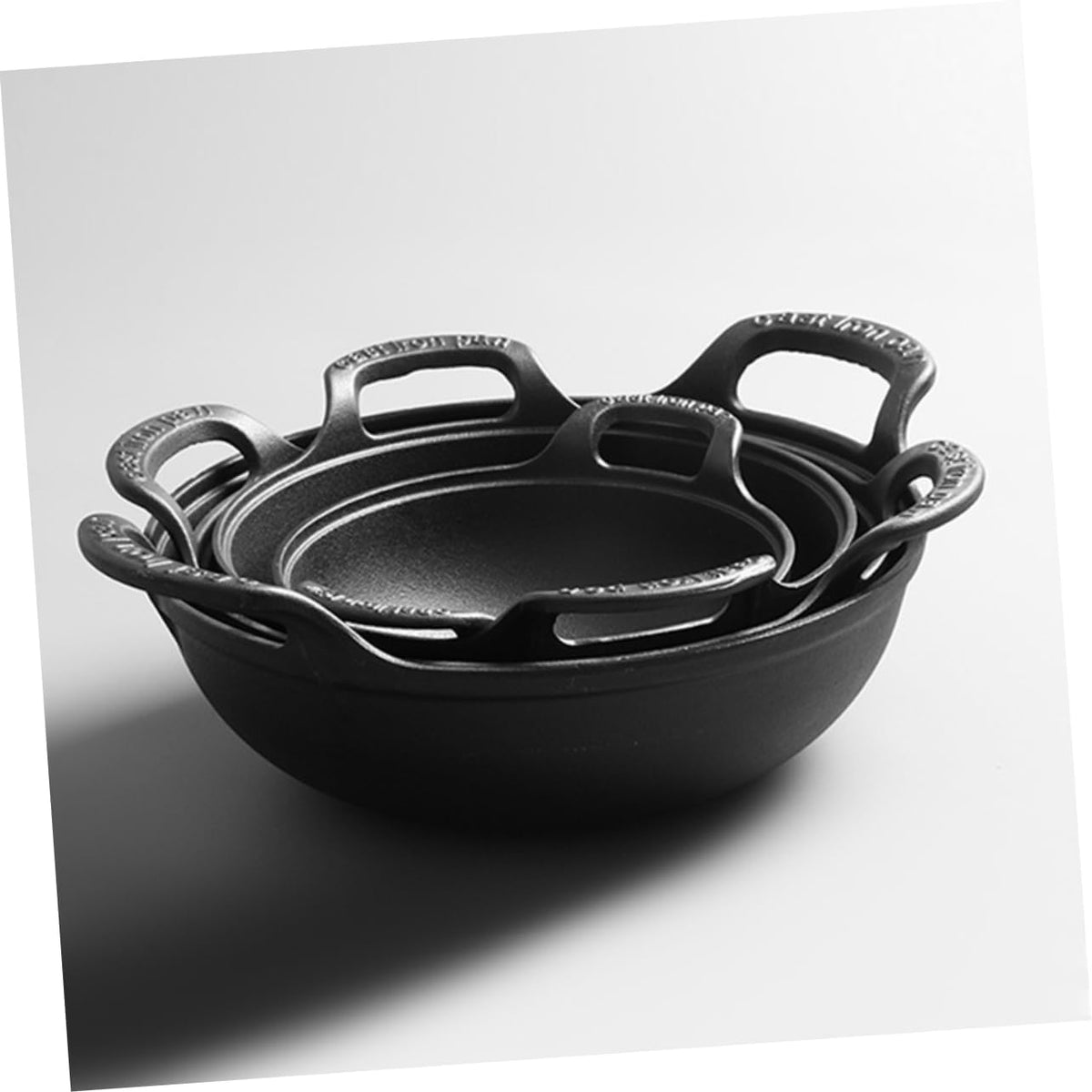 Cast Iron Skillet for Camping and Outdoor Cooking Sturdy Non-Coated Iron Frying Pan 12-Inch Size Versatile Use for Campfire and Home Cooking