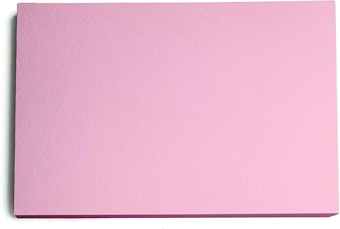 PPAPPAPPIYO Set of 50 4x6 Color Blank index cards 180gsm (pink)