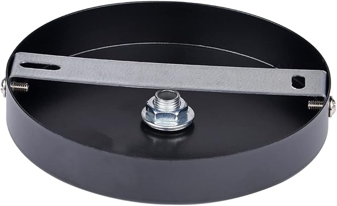 Arturesthome 4.7" Black Ceiling Canopy Light Kit Rewind Single Hole with Hardware,Ceiling Plate for Pendant Lighting or Chandelier,Easier to Install Than Standard Canopies