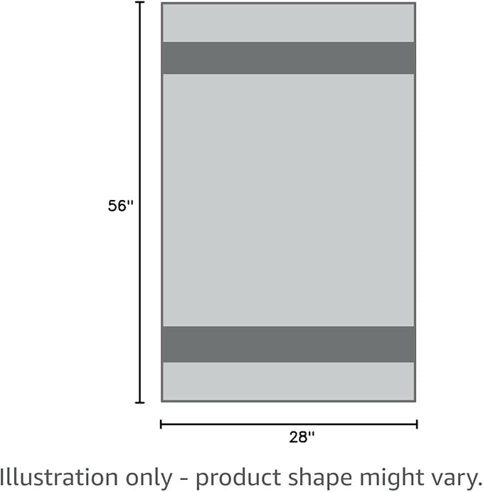 OBA HOME Cotton Bath Towels - Set of 2 (Grey)