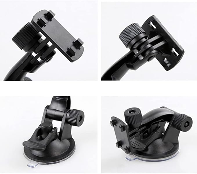 SEADERA Car GPS Dash Suction Cup Mount,Portable GPS Navigator Bracket with 4 Claw Back Clip Car Dashboard Windshield Sticky Suction Mount