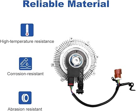 Cooling Radiator Fan Clutch Compatible with Ford Expedition 2009 F150 2009-2010 Lincoln Navigator 2009 V8 5.4L Replacement for 9L3Z8A616B