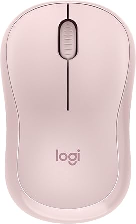 Logitech M240 Silent Bluetooth Mouse, Wireless, Compact, Portable, Smooth Tracking, 18-Month Battery, for Windows, macOS, ChromeOS, Compatible with PC, Mac, Laptop, Tablets - Rose
