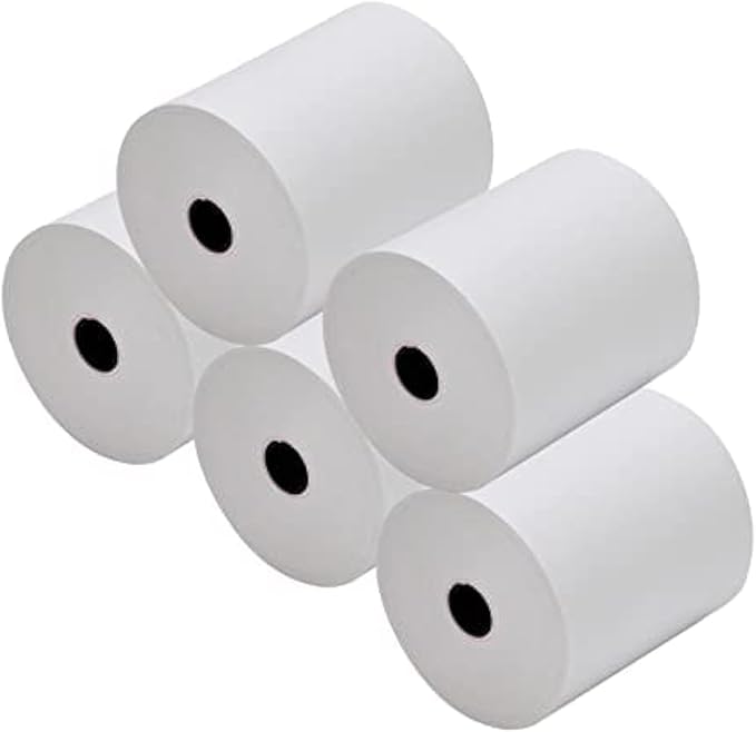 FungLam Thermal Receipt Paper Rolls 3-18 x 230ft, 5 rolls
