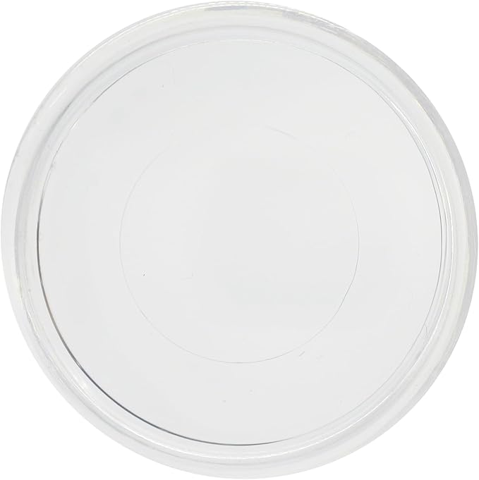 100pcs Discbound Planner Discs Expansion Discs Loose Leaf Disc for Discbound Notebook Planner Scrapbook Binding(Super Clear,0.7inch18mm)