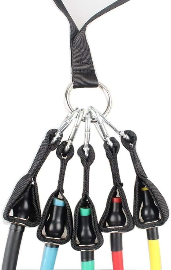 Exercise Cable Handles,Cable Machine Attachment Handles,Cable Handles Compatible with Cable Machines,Super Strong Nylon Webbing for Resistance Training(1 Pairs)