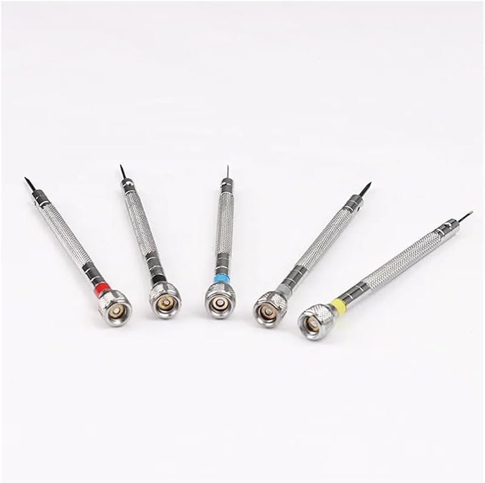 Precision Watchmakers Screwdrivers Watch Glasses Flat Blade Small Accessories Repair Screwer Tools(1.6mmFLAT)