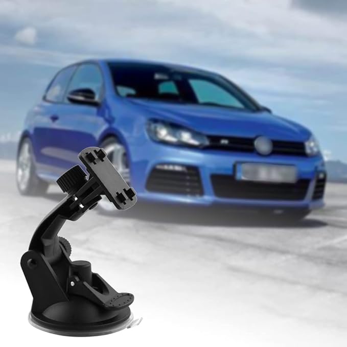 SEADERA Car GPS Dash Suction Cup Mount,Portable GPS Navigator Bracket with 4 Claw Back Clip Car Dashboard Windshield Sticky Suction Mount