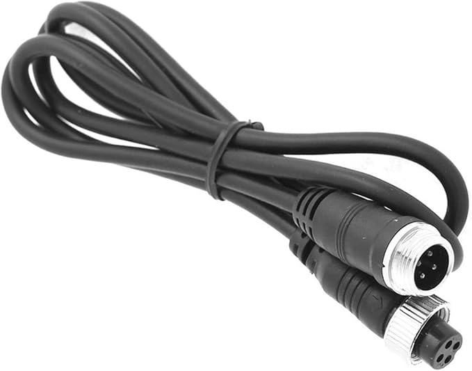 PEN 4-pin aviation video extension cable, 10ft3M, for CCTV rear view camera, truck, trailer, motorhome, bus, motorhome, vehicle, backup monitor, waterproof, shockproof system