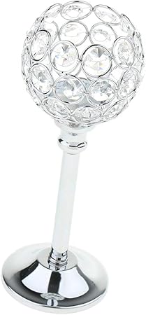 2PcsSet Crystal Mosaic Candle Holder Candelabra Countertop Tabletop Candlestick Holders