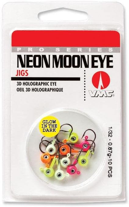 VMC Neon Moon Eye Jig Kit 132 Assorted, one Size