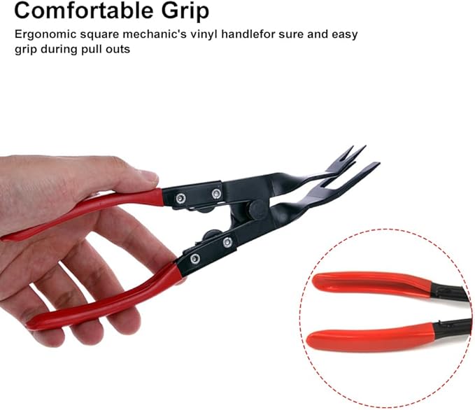 Panel Clip Removal Pliers - Universal Auto Door Car Upholstery Trim Clip Removal Plier Tool