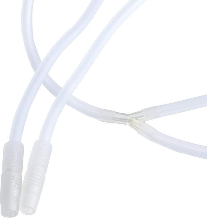 Vacuum Cupping Machine Accessories, Premium Silicone Y Type Hose Tubing for Large Cups