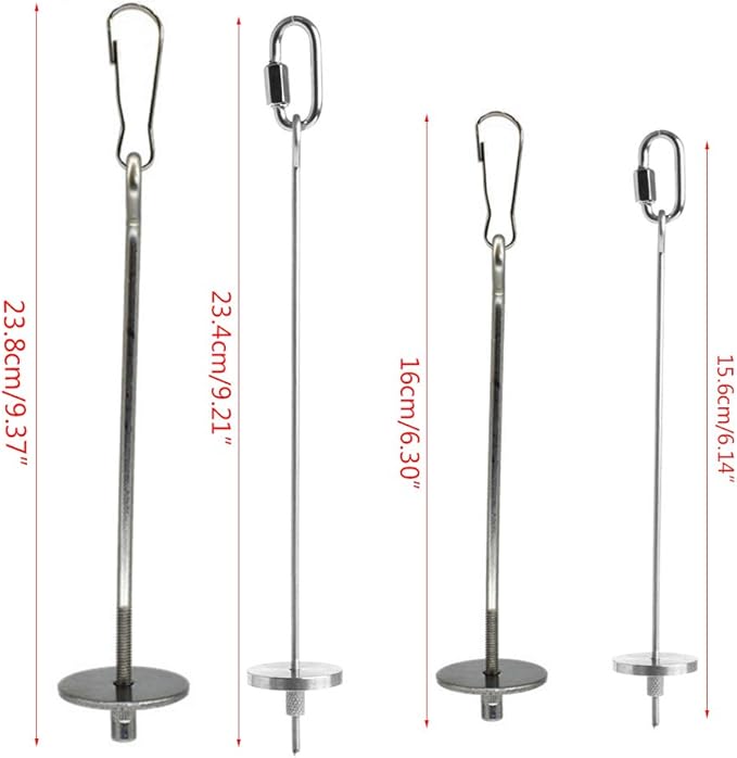 Bird Food Holder Stainless Steel Parrot Fruit Vegetable Stick Holder Foraging Toy Bird Treat Skewer Stick