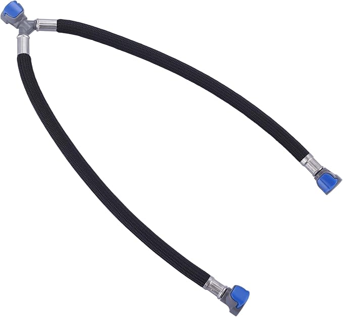 WOWOW Quick Connect Hose Hot and Cold Supply Hoses for Bathroom Faucet