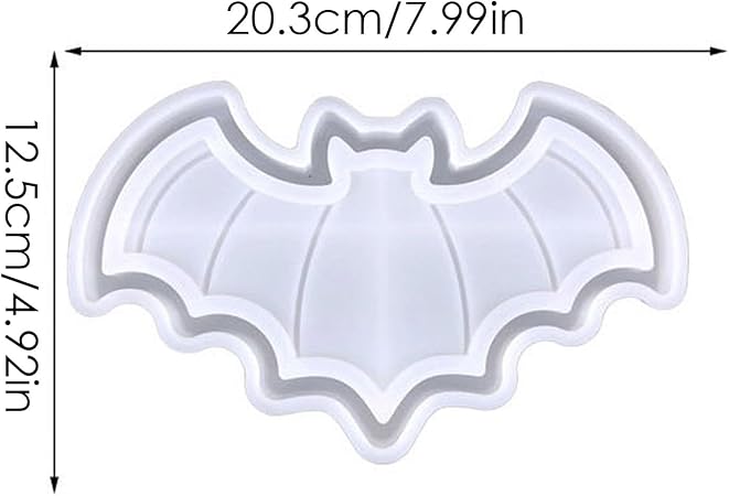 Halloween Pumpkin Resin Mold, Silicone Mold, Halloween Pumpkin Ghost Bat Turtle Resin Molds Silicone Crystal Molds for Resin (C)