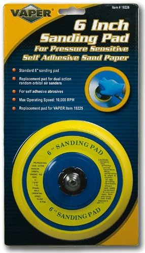 Vaper 19226 6" Sanding Pad