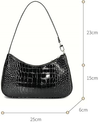 Solid Leather Clutch Bag Women's Casual Shoulder Bag Simple Hobo Handbag Satchel Style Handbag Purses For Women 2028